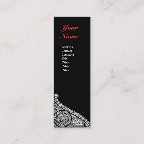 RENAISSANCE MONOGRAM 3 MINI BUSINESS CARD