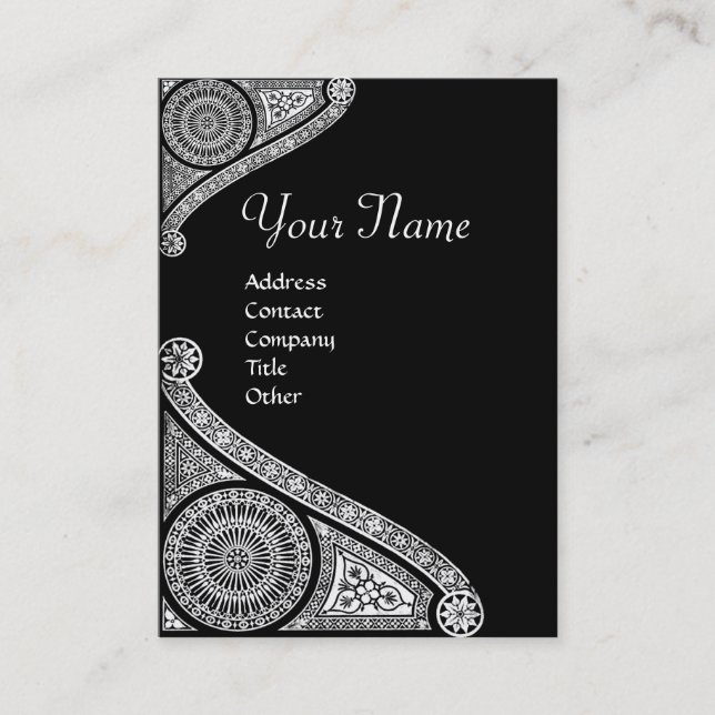 RENAISSANCE MONOGRAM 4 BUSINESS CARD (Front)