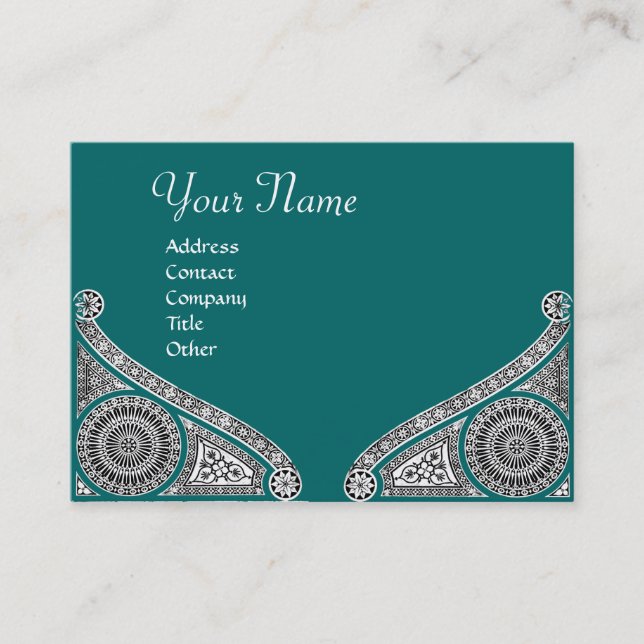RENAISSANCE MONOGRAM BUSINESS CARD (Front)