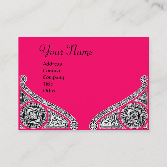 RENAISSANCE MONOGRAM BUSINESS CARD (Front)