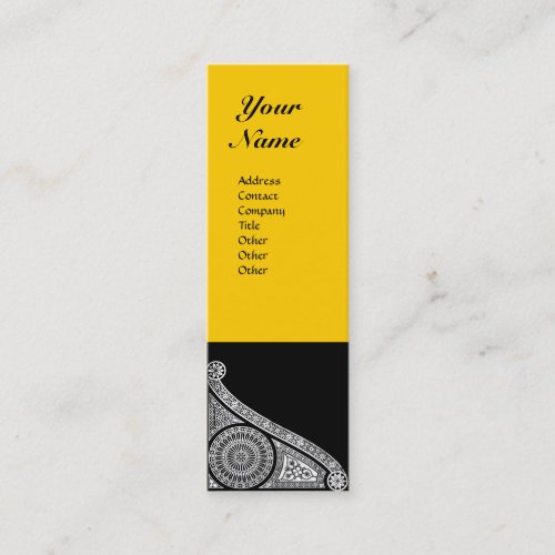 RENAISSANCE MONOGRAM MINI BUSINESS CARD