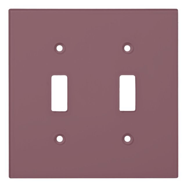 Renaissance Mood Dry Rose Petal Solid  Light Switch Cover (Front)