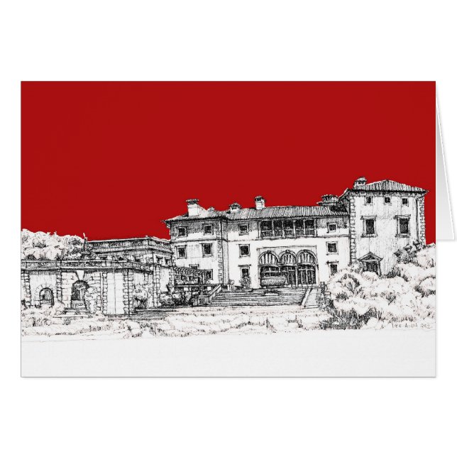 Renaissance museum red cards (Front Horizontal)