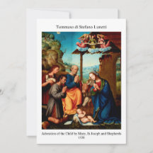 Renaissance Nativity Adoration of the Shepherds