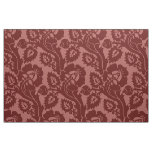 Renaissance Oblique Floral, Dark Red Fabric