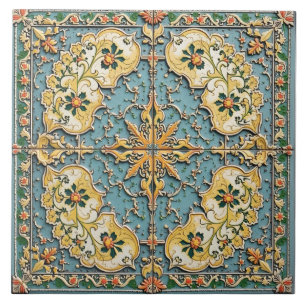 Renaissance of a Garden Ceramic Tile