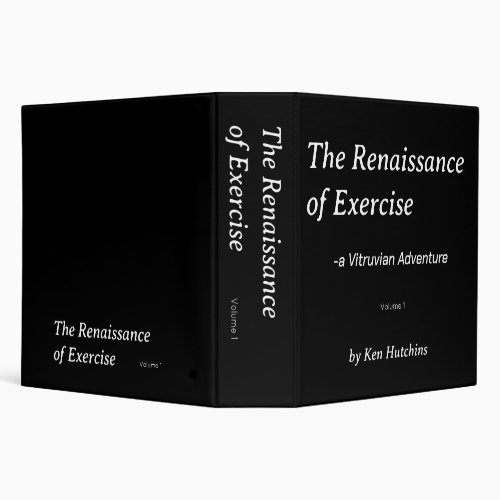 Renaissance Of Exercise Volume 1 3 Ring Binder
