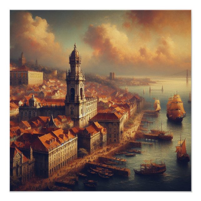 Renaissance oil painting poster (Front)