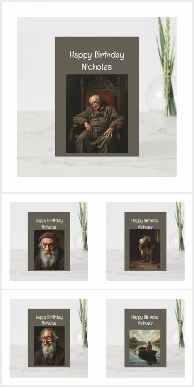 Renaissance  Old Masters Funny Birthday Cards