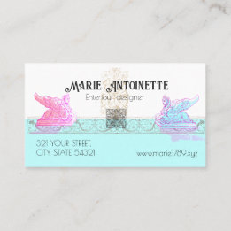  Renaissance ornamental chic bright Business Card