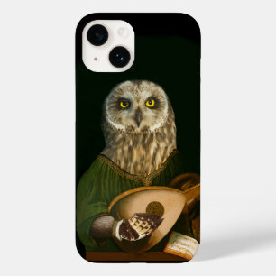 Renaissance Owl Playing the Lute Case-Mate iPhone 14 Case