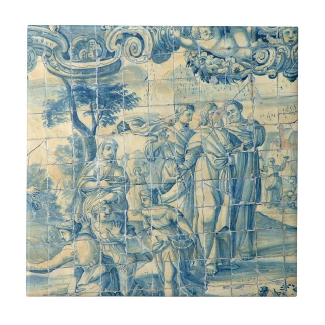 Renaissance Picnic - Azulejo tile (Front)