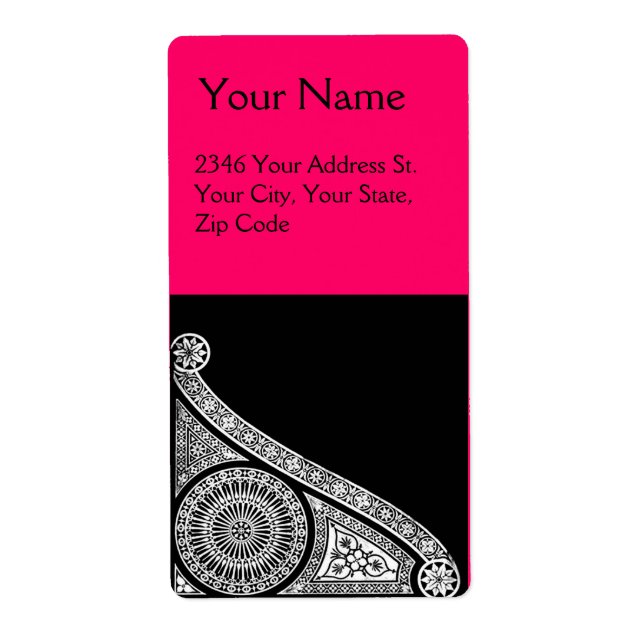 RENAISSANCE Pink fuchsia Label (Front)