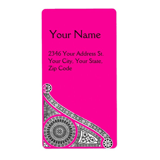 RENAISSANCE Pink fuchsia Label (Front)
