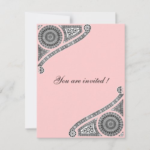 RENAISSANCE pink Invitation