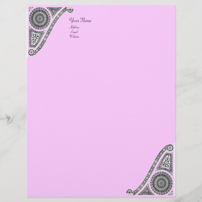 RENAISSANCE,pink Letterhead (Front)