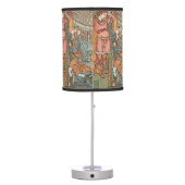 Renaissance Prince Princess Vintage Romance Art Table Lamp (Back)