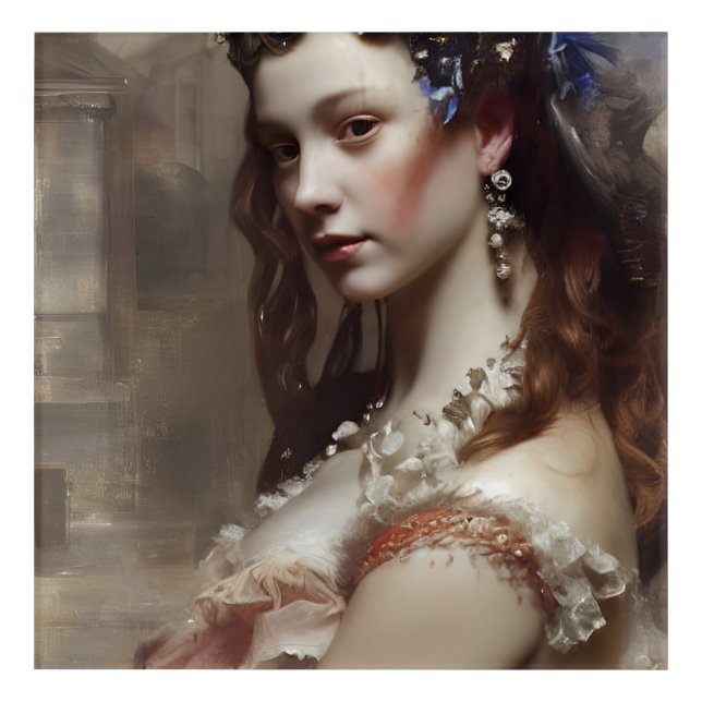 Renaissance Princess  AI generated fantasy art (Front)