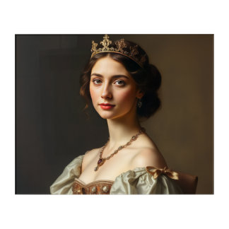 Renaissance Princess: Golden Age Heiress Acrylic Print