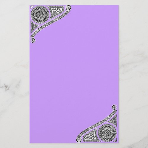 RENAISSANCE purple Stationery