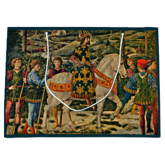 Renaissance royal on horseback large gift bag