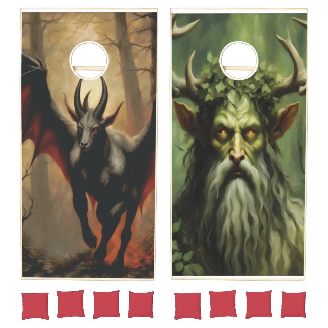 Renaissance Style Cornhole & Bag Toss Set (Set)