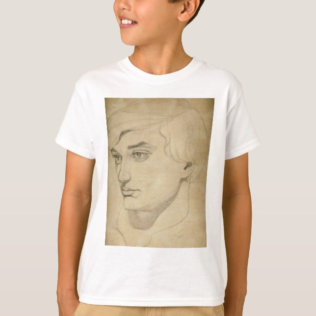 Renaissance-style drawing of a young man T-Shirt (Front)
