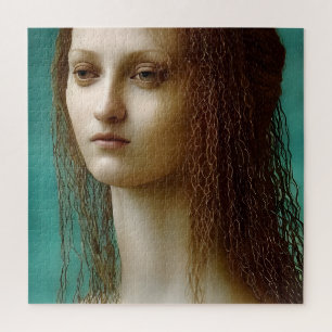 Renaissance style Mermaid Jigsaw Puzzle