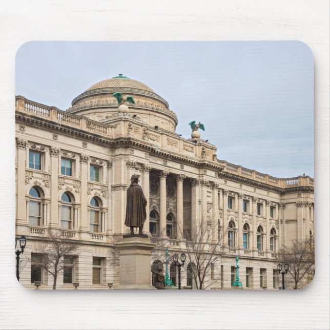 renaissance style public library in milwaukee mouse pad (Front)