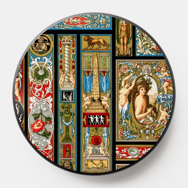 Renaissance Themes Textiles and Fabrics PopSocket (Popsocket)