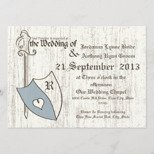 Renaissance Wedding Arms Invitation