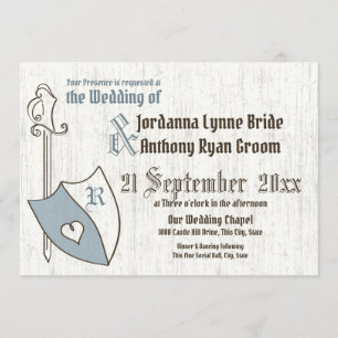 Renaissance Wedding Arms Invitation