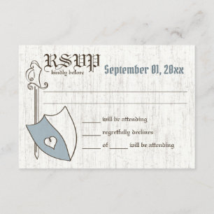 Renaissance Wedding Arms Response Invitation