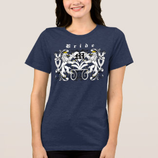 Renaissance Wedding Brides Tunic Lion Rampant Tri-Blend Shirt