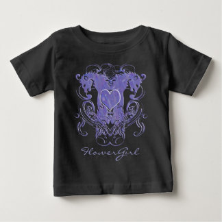Renaissance Wedding Flower Girl Ruffle Baby T-Shirt