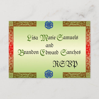 Renaissance Wedding RSVP Cards