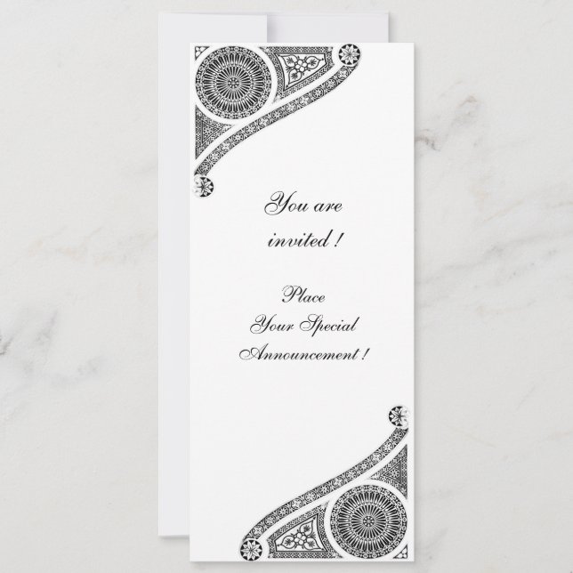 RENAISSANCE ,white Invitation (Front)