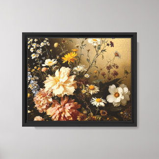 Renaissance Wildflower Canvas Art