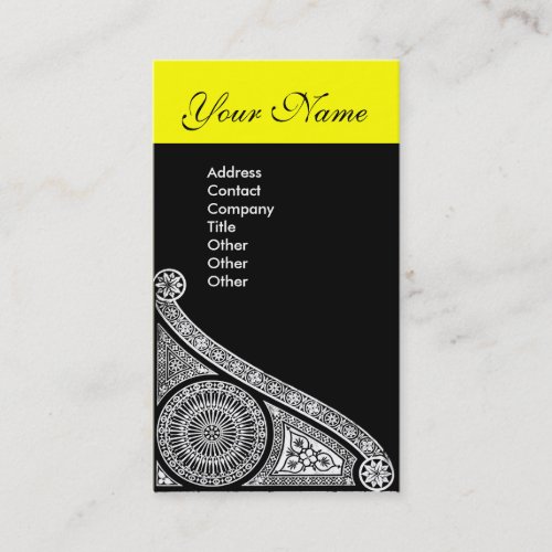 RENAISSANCE yellow Business Card