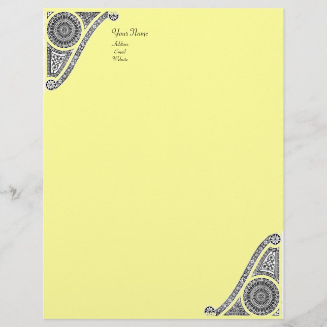 RENAISSANCE,yellow Letterhead (Front)