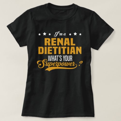 Renal Dietitian T_Shirt