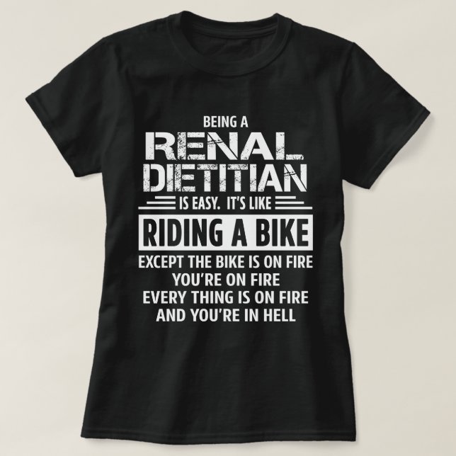 Renal Dietitian T-Shirt (Design Front)