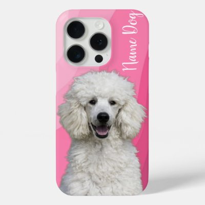 Rename your Poodle dog on the phone cases