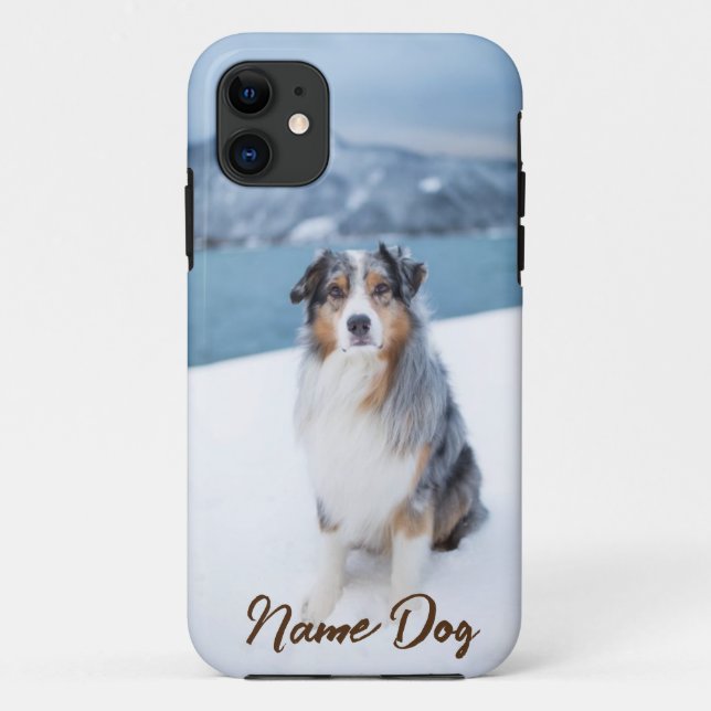 Rename your Shetland Sheepd dog on the phone cases (Back)