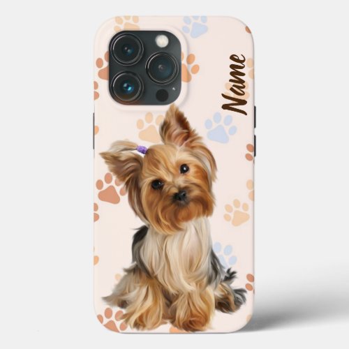 Rename your Yorkshire Terri dog on the phone cases