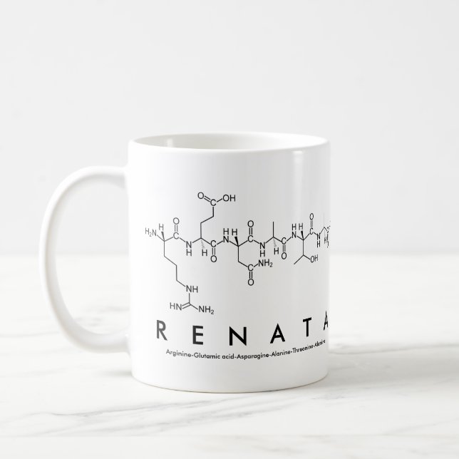 Renata peptide name mug (Left)