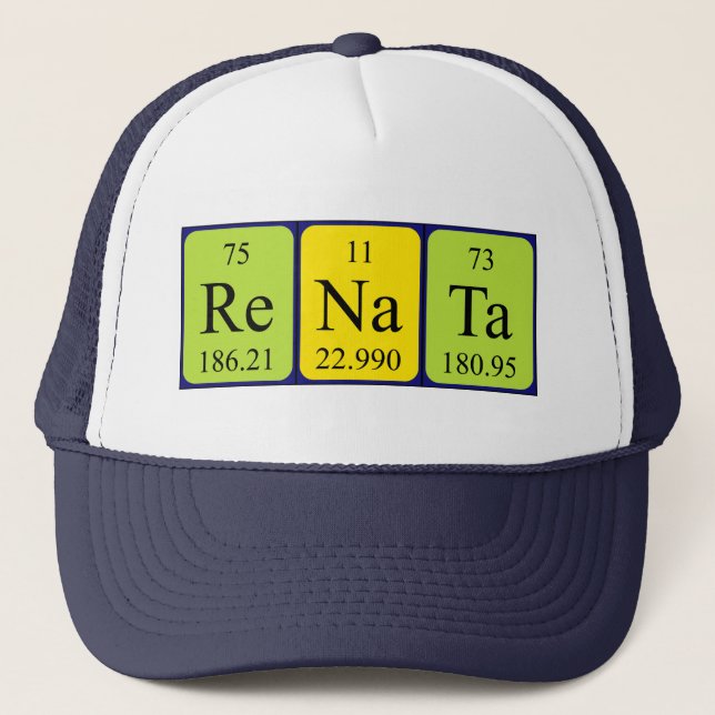 Renata periodic table name hat (Front)