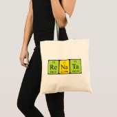 Renata periodic table name tote bag (Front (Product))