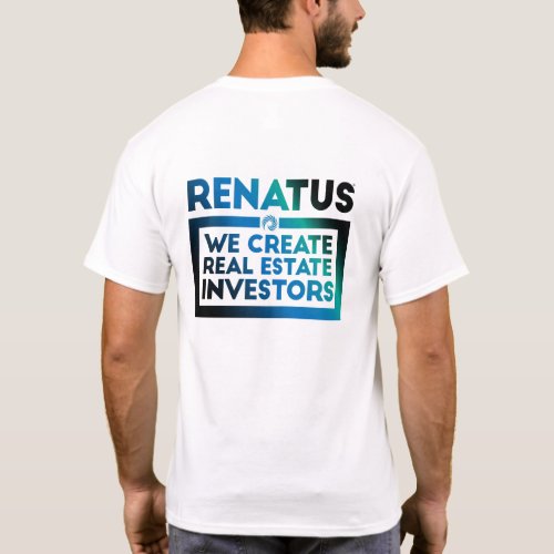 Renatus Block Tagline Dark Blue T_Shirt