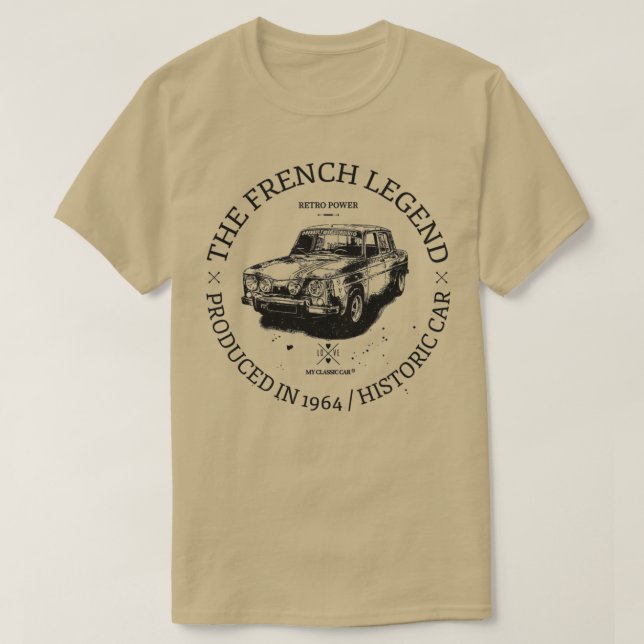 Renault R8 Gordini T-Shirt (Design Front)
